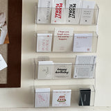 Load image into Gallery viewer, Wall-mounted Acrylic Greeting Cards Storage Rack