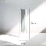 Load image into Gallery viewer, Double-layer Colored Glass Test Tube Vase