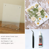 Load image into Gallery viewer, Dried Flowers Pressed Flowers Photo Frame DIY Kit