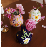 Load image into Gallery viewer, Artistic Hand-painted Floral Small Bud Vase