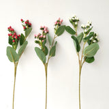 Load image into Gallery viewer, Artificial Berries Faux Green Branch