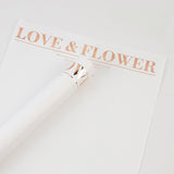 Load image into Gallery viewer, LOVE&amp;FLOWER Bouquet Wrap Paper Pack 20 (30x45cm)