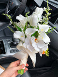 Load image into Gallery viewer, Artificial Calla Lily Flower Bridal Bouquet