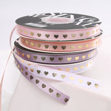 Load image into Gallery viewer, Golden Heart Gift Packaing Satin Ribbon (10mmx45Yd)