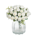 Load image into Gallery viewer, 10 Heads Artificial Flowers Silk Roses Bouquet