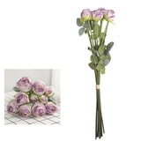 Load image into Gallery viewer, 10 Heads Artificial Long Stem Ranunculus Flower