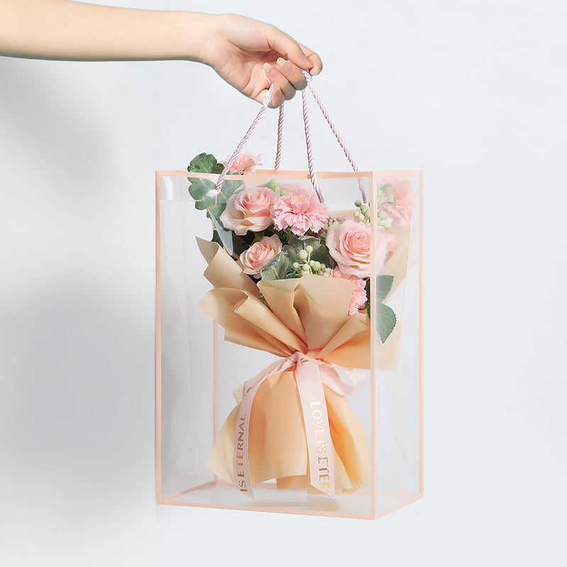 Waterproof Flower Bags, Clear Pvc Flower Bag