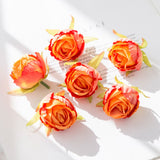 Load image into Gallery viewer, 10Pcs Silk Rose Buds Flower Head Artificial Flowers