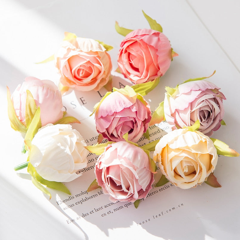 Wholesale High Quality Artificial Satin Ribbon Flower Bridal