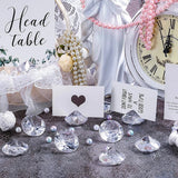 Load image into Gallery viewer, 10pcs Acrylic Diamond Party Table Cards Holders