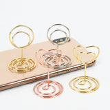 Load image into Gallery viewer, 10pcs Metal Card Holders Photo Clip Stands Table Number Sign