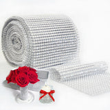 Load image into Gallery viewer, Rhinestone Mesh Roll for DIY Decorations (12cmx1Yd)