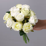 Load image into Gallery viewer, 12pcs Artificial Silk Roses Flower Bouquet