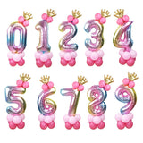 Load image into Gallery viewer, 13pcs/set Rainbow Number Foil Birthday Balloons