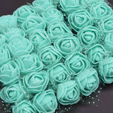 Load image into Gallery viewer, 144pcs 2cm Artificial Mini Foam Rose Heads with Tulle