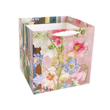 Load image into Gallery viewer, Flower Art Print Large Square Gift Bags Pack 4