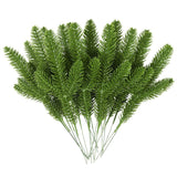 Load image into Gallery viewer, Set of 10 Artificial Pine Needle Branch for Christmas Decorations