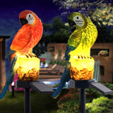 Load image into Gallery viewer, LED Solar Parrot Lawn Light Solar Garden Light