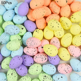 Load image into Gallery viewer, 50Pcs Foam Easter Eggs for DIY Crafting
