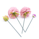 Load image into Gallery viewer, 20 Pcs Green Wire Stems for Artificial Flower Crafting
