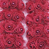 Load image into Gallery viewer, 72pcs 3cm Foam Roses with Faux Pearl Beads