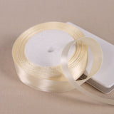 Load image into Gallery viewer, 25 Yards Cream Color Wedding Bouquets Satin Ribbon