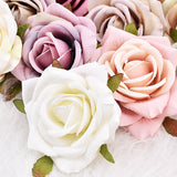 Load image into Gallery viewer, 30pcs 6-7cm Artificial Silk Flower Rose Head