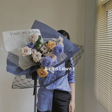 Load image into Gallery viewer, Checker Tulle Roll for Bouquet Gift Packaging 50cmx5yards