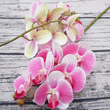 Load image into Gallery viewer, Artificial Butterfly Orchid 6 Heads Fake Flower Branch