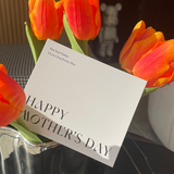 Load image into Gallery viewer, Happy Mother&#39;s Day White Greeting Cards Pack 20 (11x9cm)