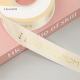 Load image into Gallery viewer, I LOVE YOU MOM Ribbon for Mother&#39;s Day