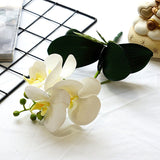Load image into Gallery viewer, 4 Heads Fake Orchid Branch Artificial Flower