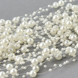 Load image into Gallery viewer, 5 Meters Artificial Pearls Beads Chain Bride Bouquet Wedding Decoration