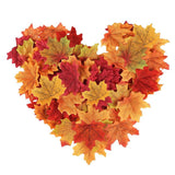 Load image into Gallery viewer, 200pcs Artificial Maple Leaves Autumn Decoration