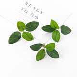 Load image into Gallery viewer, 50pcs Artificial Tea Leaf Fake Green Leaves