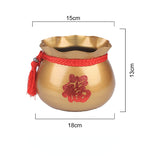 Load image into Gallery viewer, Chinese New Year Good Fortune Bucket Flower Vase