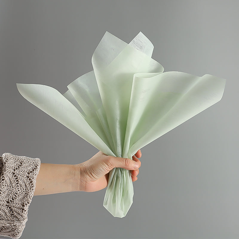 40 Pcs Translucent Matte Plastic Wrapping Paper for Bouquets