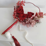 Load image into Gallery viewer, Pearl Wire Chain Bouquet Flowers Decoration Pack of 10