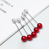 Load image into Gallery viewer, 5 Pieces Pearl Head Pins Wedding Bouquet Pins