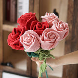 Load image into Gallery viewer, Crochet Rose Bouquet