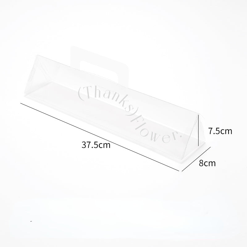 Triangle PVC Flower Box for Single Rose Flower – Floral Supplies Store