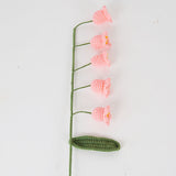 Load image into Gallery viewer, 5pcs Finished Crochet Lily of The Valley Bouquet Yarn Knitting Artificial Flower