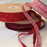 Load image into Gallery viewer, Glitter Sequins Velvet Ribbon (10mmx20m)