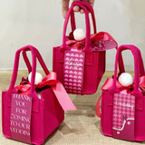Load image into Gallery viewer, Pink Non-Woven Party Bags Gift Bags with Handles Pack 10