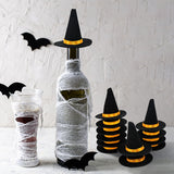Load image into Gallery viewer, 12pcs Halloween Mini Felt Witch Hats