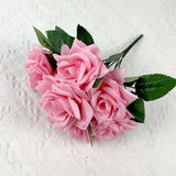 Load image into Gallery viewer, 7 Heads Silks Rose Bouquet Artificial Flowers
