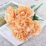 Load image into Gallery viewer, 7 Heads Artificial Blooming Peony Flower Bouquet