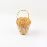 Load image into Gallery viewer, Handmade Acorn Shaped Rattan Basket