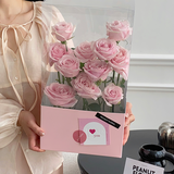 Load image into Gallery viewer, Large Rectangle Flower Gift Box Pack 5