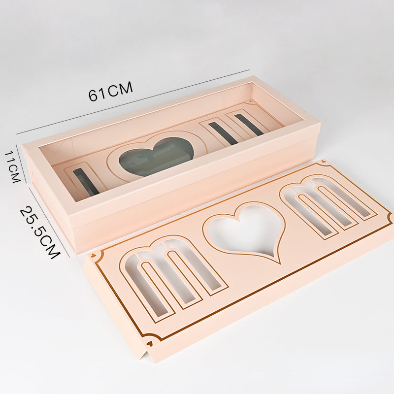 Mom Flower Box I Love You Floral Gift Box Floral Supplies Store